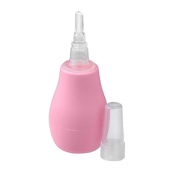 Baby World Store New Born Baby Nose Cleaner Vaccum Nose Mucus Snot Cleaner Pump (Pink)