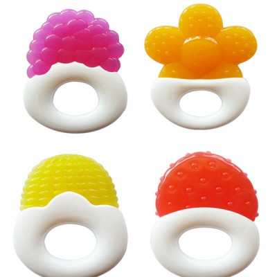 Baby World Store  Silicone Teether Red