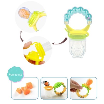 Baby World Silicon Food Feeder Yellow