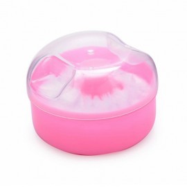 powder Baby World Store box with puff   Pink 