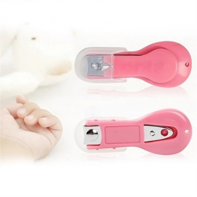 Baby World Store Gentle Nail Clipper With Protective Cover Pink