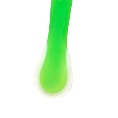 RIKANG- BABY HOT SAFE COLOURFUL SPOONS PACK OF 2pcs Green