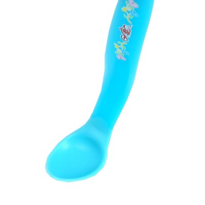 RIKANG- BABY HOT SAFE COLOURFUL SPOONS PACK OF 2pcs Blue