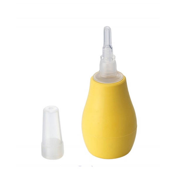 Baby World Store New Born Baby Nose Cleaner Vacum Nose Mucus Snot Cleaner Pump (Yellow)