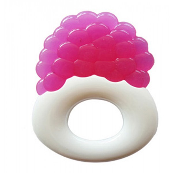 Baby World Store  Silicone Teether Pink