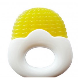 Baby World Store  Silicone Teether Yellow