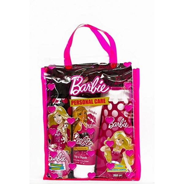 Barbie Trendy Bag (Deo 150ml + Moisturiser 100ml + Shampoo 200ml)