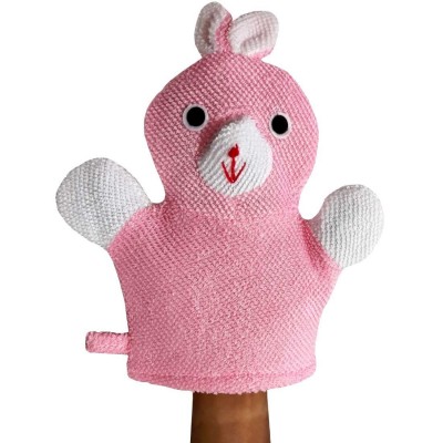 Baby World Store Baby Hand Bath Sponge Pink Rabbit