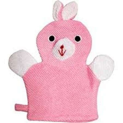 Baby World Store Baby Hand Bath Sponge Pink Rabbit