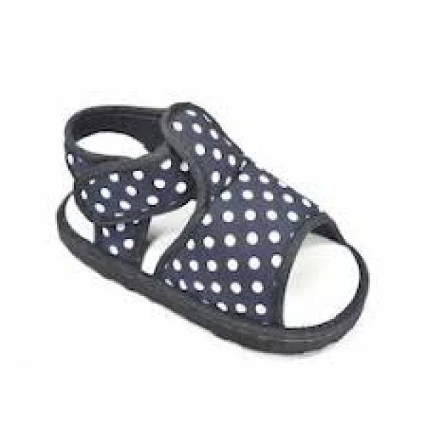 Booty Fashionable Navy Blue baby Sandle with Polka Dot