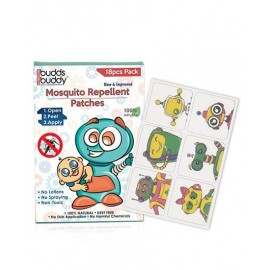Buddsbuddy Mosquito Repellent Patch For Kids Blue - 18 Pieces