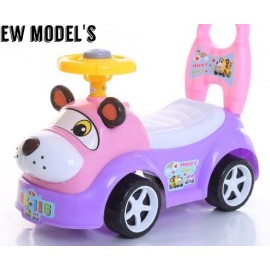 Baby World Cute Puppy  Ride On  Pink