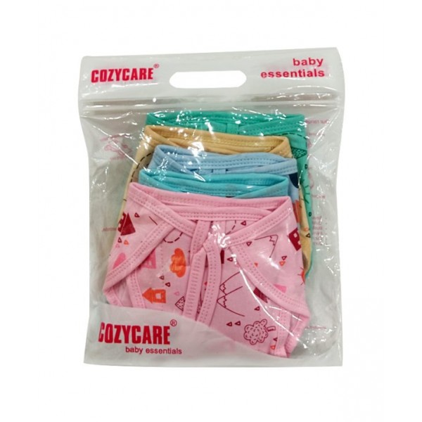 Cozycare Cloth Nappy Comfy Junior Set of 5 – Multicolor (Colour And Design May Vary)