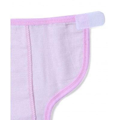 VELCRO  Muslin Cloth Nappy Set of 5 Small - Solid Assorted Color 