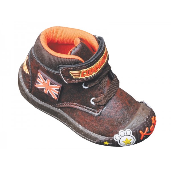 KATS Kids Fashionable Command shoes Brown