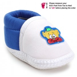 Baby World infant soft shoes Blue and White