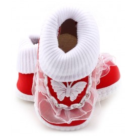 Baby World infant soft shoes Red