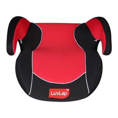 LuvLap  Baby Backless Booster Car seat - Red ( For Kids from 6 years - 12 years)