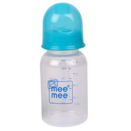 Mee Mee Polypropylene Eazy Flo Premium Feeding Bottle Blue - 125 ml