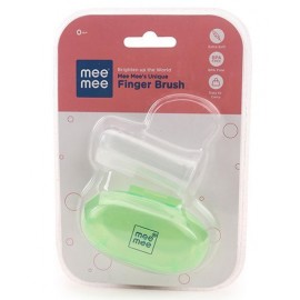 Mee Mee Finger Brush With Cover - Green