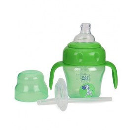 Mee Mee 2 in 1 Spout & Straw Sipper Cup Green - 150 ml