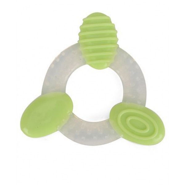 Mee Mee Silicone Teether - White and Green