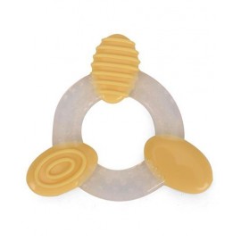 Mee Mee Silicone Teether - White and Orange