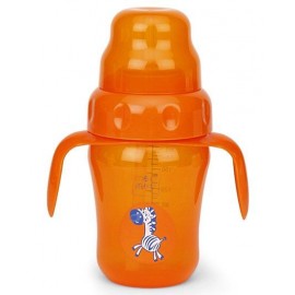 Mee Mee 2 in 1 Sprout & Straw Sipper Cup Orange - 210 ml