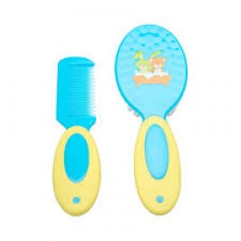 Mee Mee Soft Grip Brush and Comb Set (Blue)