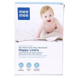 Mee Mee One Way Nappy Liners (100 Liners)