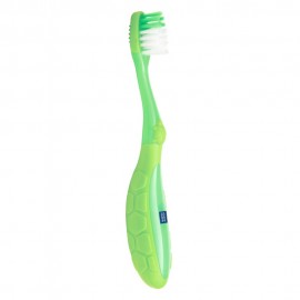 MEE MEE EASY GRIP TOOTHBRUSH WITH PROTECTIVE COVER GREEN