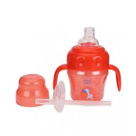 Mee Mee 2 in 1 Spout & Straw Sipper Cup Red - 150 ml