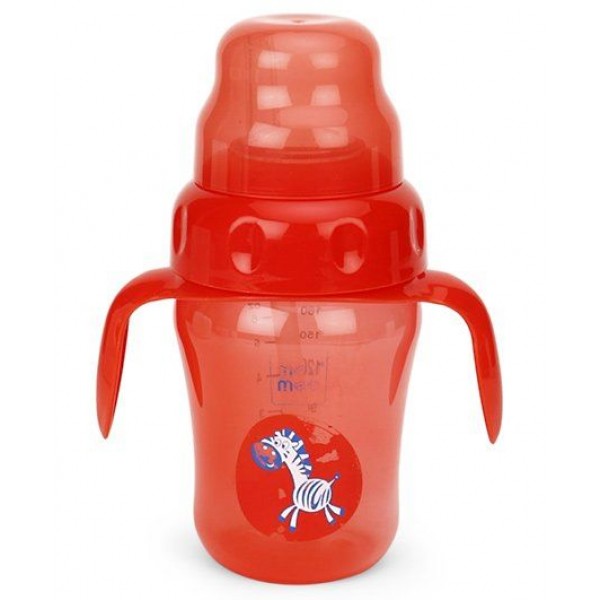 Mee Mee 2 in 1 Sprout & Straw Sipper Cup Red - 210 ml