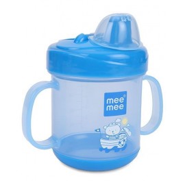 Mee Mee Twin Handle Non Spill Sipper Cup Blue - 180 ml