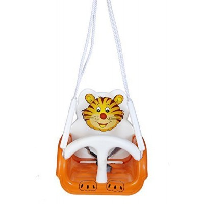 Panda Baby Swing - With Multiple Age Settings | 4 Stages - (Orange)