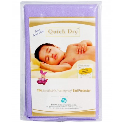 Quick Dry Bed Protector Small - Lilac