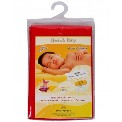 Quick Dry Bed Protector Red - Medium