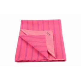 Quick Dry Cotton Baby Bed Protecting Mat Amazing Stripes Raspberry Small (0.7mx0.5m) 