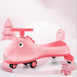 Iya Iya Dino Swing Car For Kids (Pink) SKU SCIIDNP5