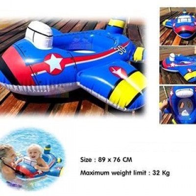 Baby World Store Inflatable swim pool seat  Jet Plane Swimming Ring