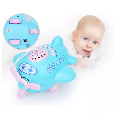 Baby World Store remote control music and lights baby cot projector blue