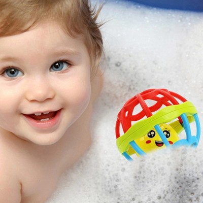 Baby World Soft Non Toxic Plastic Rattle Ball