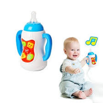 Baby World Store Smart Musical Bottle Shape Toy Blue
