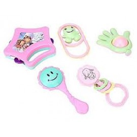 Baby World Store 5pc Light color Rattle