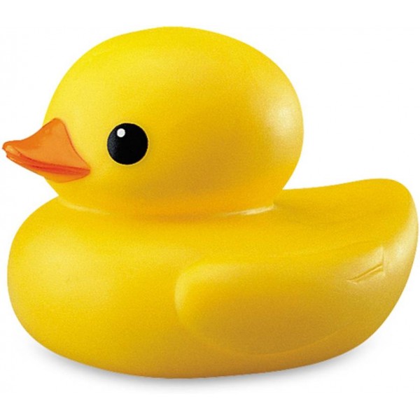 Baby World Big Size Duck With Sound Bath Toy  (Yellow)