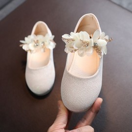 Girls Princess Sandals Infant Kids Baby Girls Round Toe Floral Dance Shoes Sandals Soft Breathable Beach Shoes Top ylw 