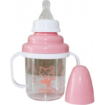 Camera  Baby Sipper 4 IN 1 FEEDING SET  (180 ML/6 OZ) Pink