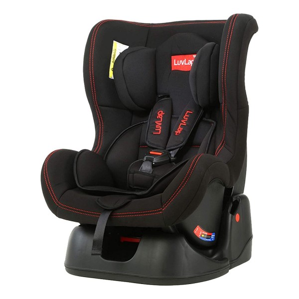 LuvLap Sports Convertible Baby Car Seat, Black SKU 18238