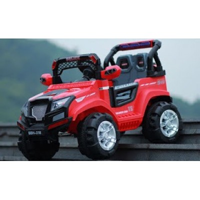  Baby World Wild Jeep Ride On Car (Red 318)