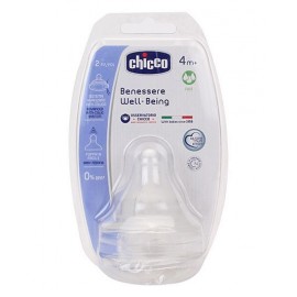 Chicco Well Being Teat Fast Flow - 2 Pieces